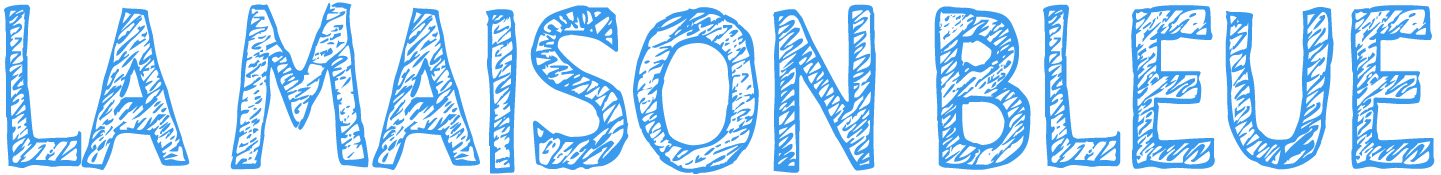 Logo simple de La Maison Bleue